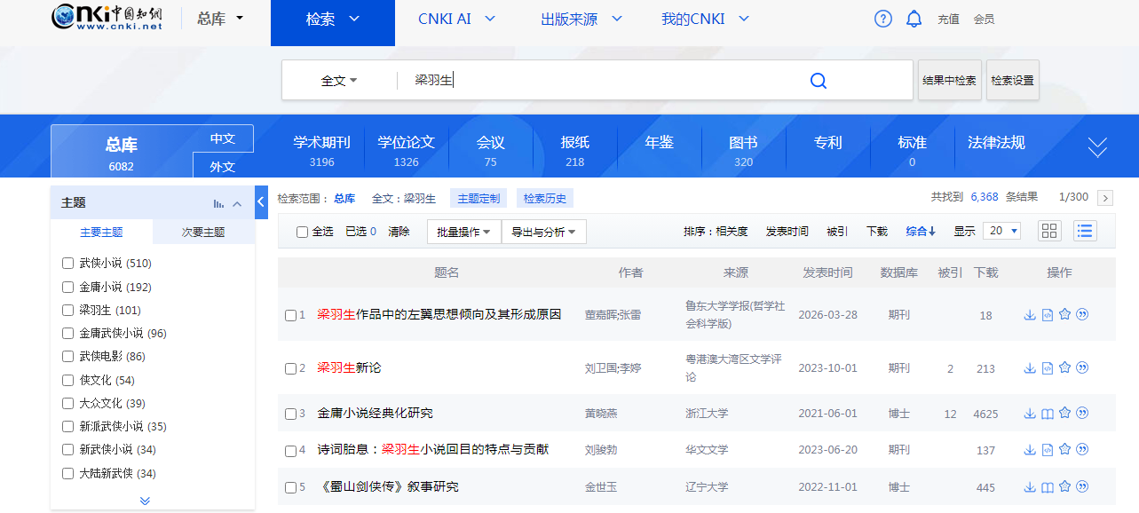 知网总库梁羽生全文.png